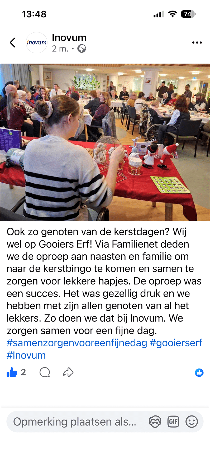 A woman is sitting at a table with a cell phone in her hand. AI generated content