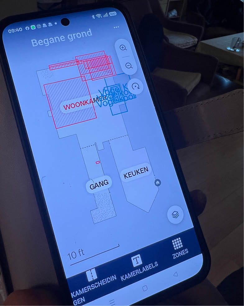 A person is holding a cell phone with a map on the screen. AI generated content